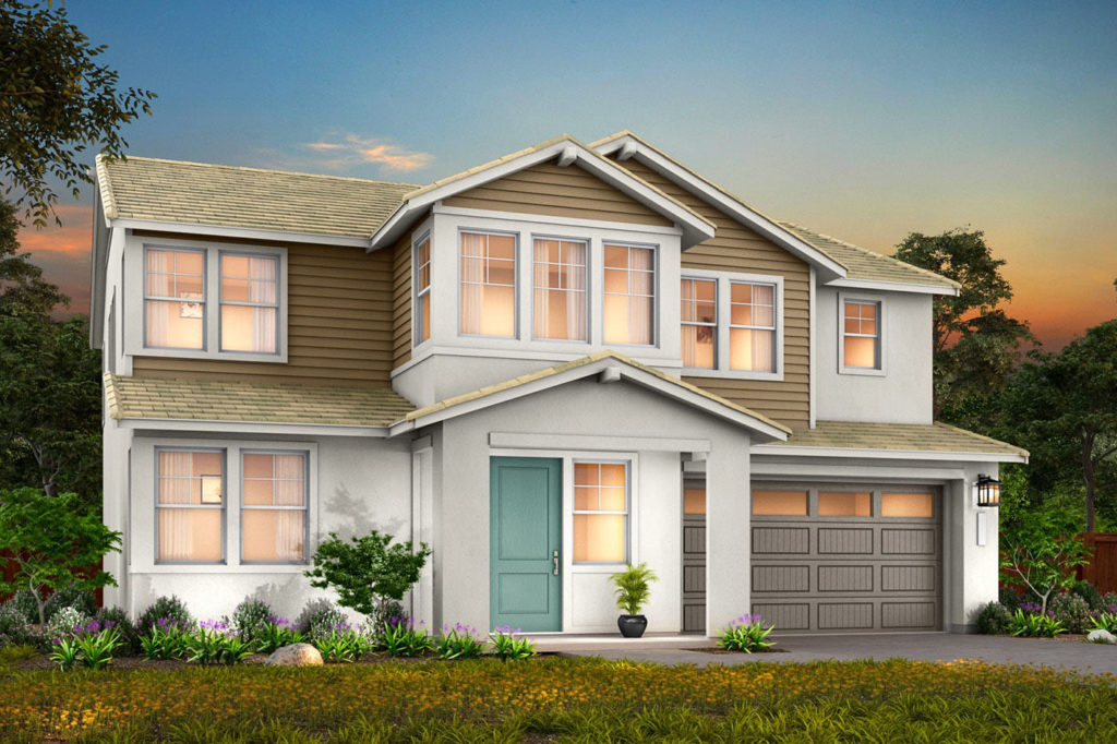 Plan One B Exterior | Glisten at One Lake