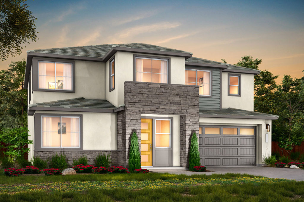 Plan One C Exterior | Glisten at One Lake