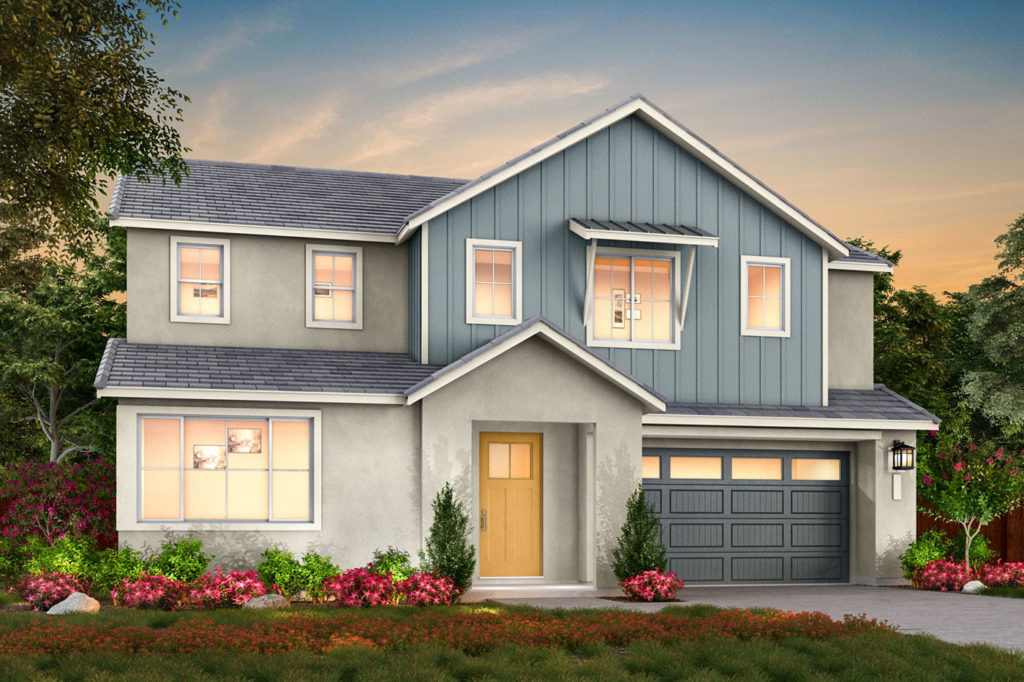 Plan Three A Exterior | Glisten at One Lake